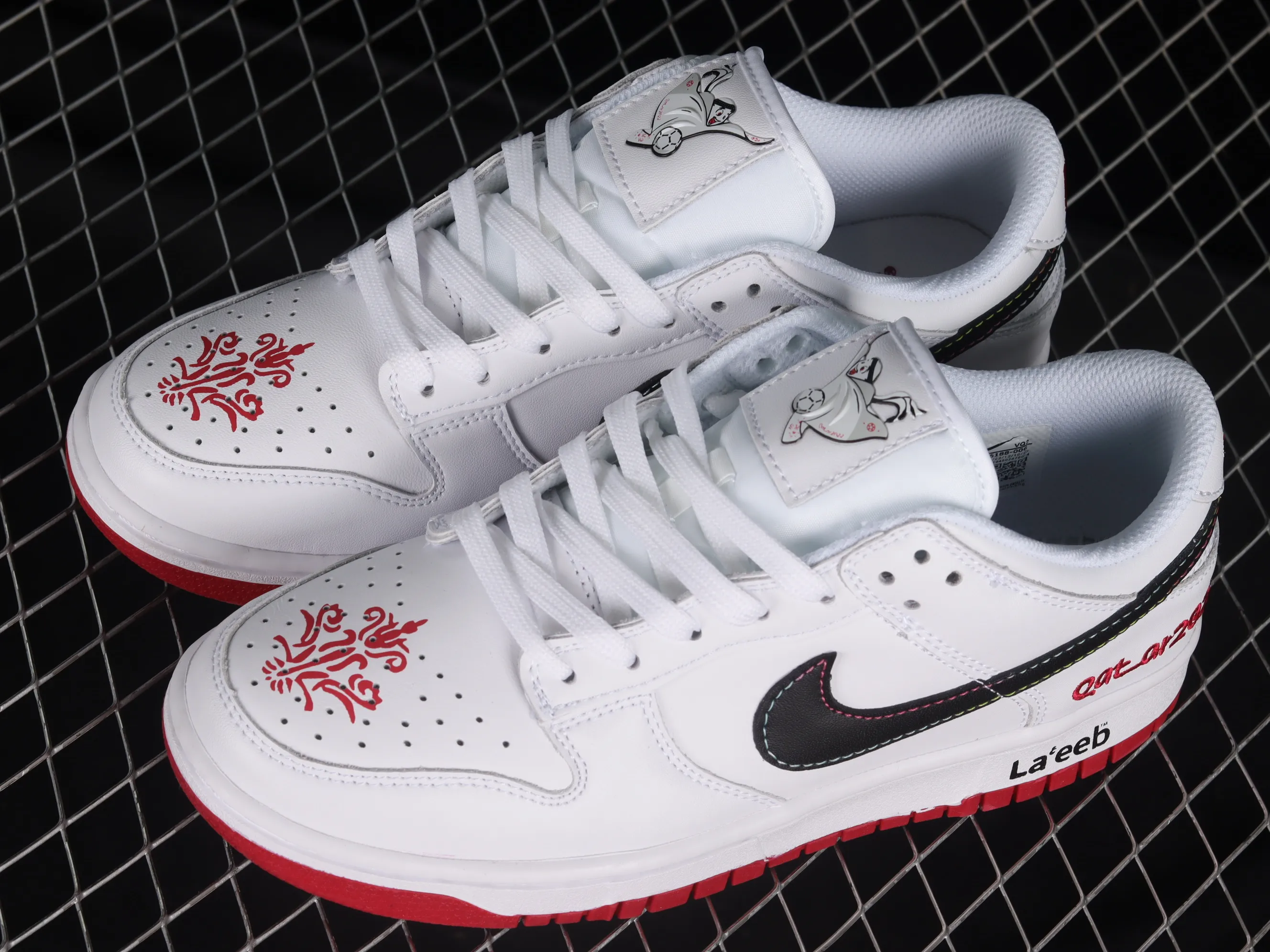 All Categories Nk SB Dunk Series Nk SB Dunk Low Low-top sneakers Nk SB Zoom Dunk Low X La eeb Qatar 2022 World Cup joint SB low-top sports and leisure sneakers DJ6188-006